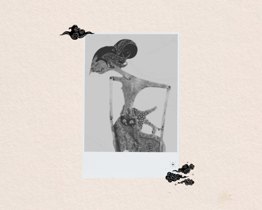 Ilustrasi tokoh wayang Puntadewa versi Jogja