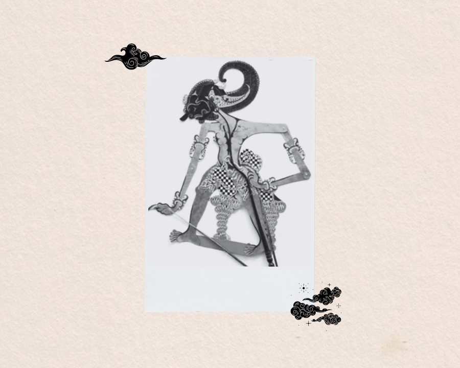 Ilustrasi tokoh wayang Bima versi Jogja
