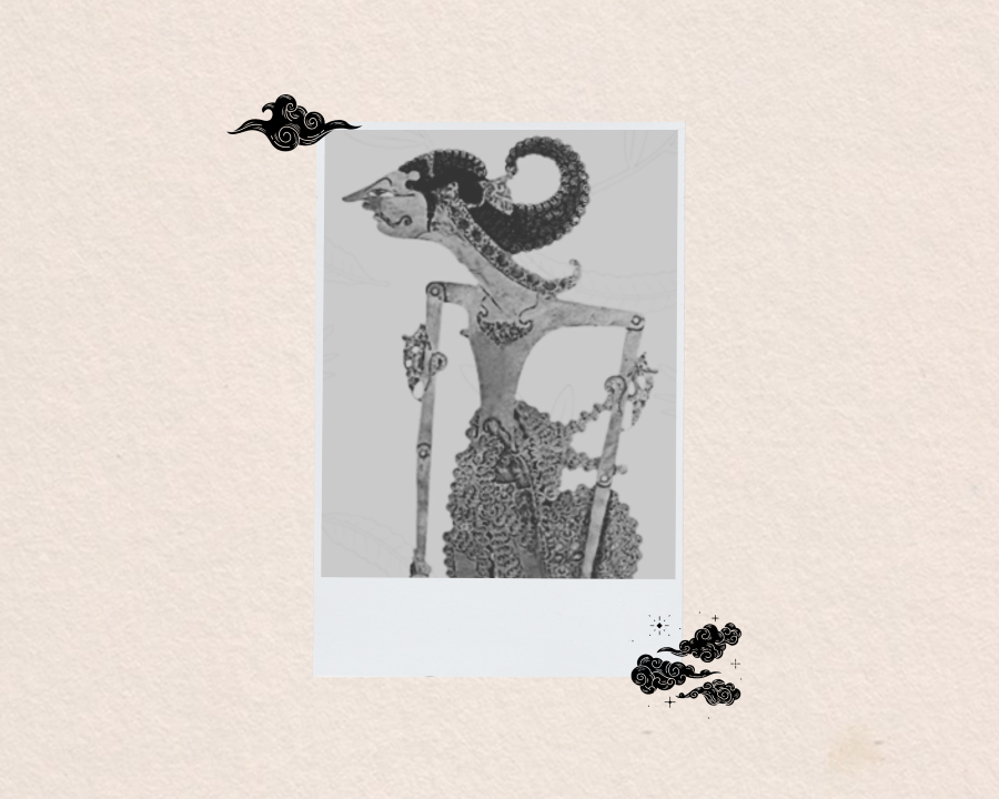 Ilustrasi tokoh wayang Nakula versi Jogja