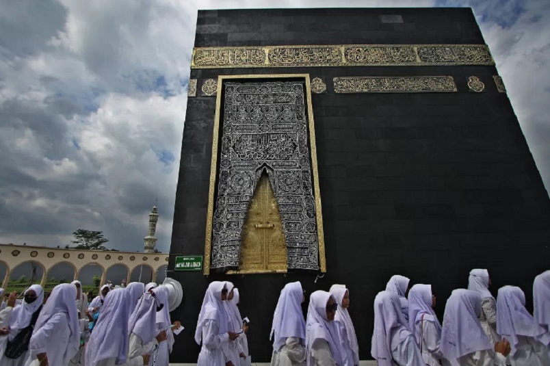 DAYA TARIK: Replika Kakbah ing Wisata Edukasi Religi Qolbu, Kabupaten Boyolali.  (DOKUMEN/RADAR SOLO)