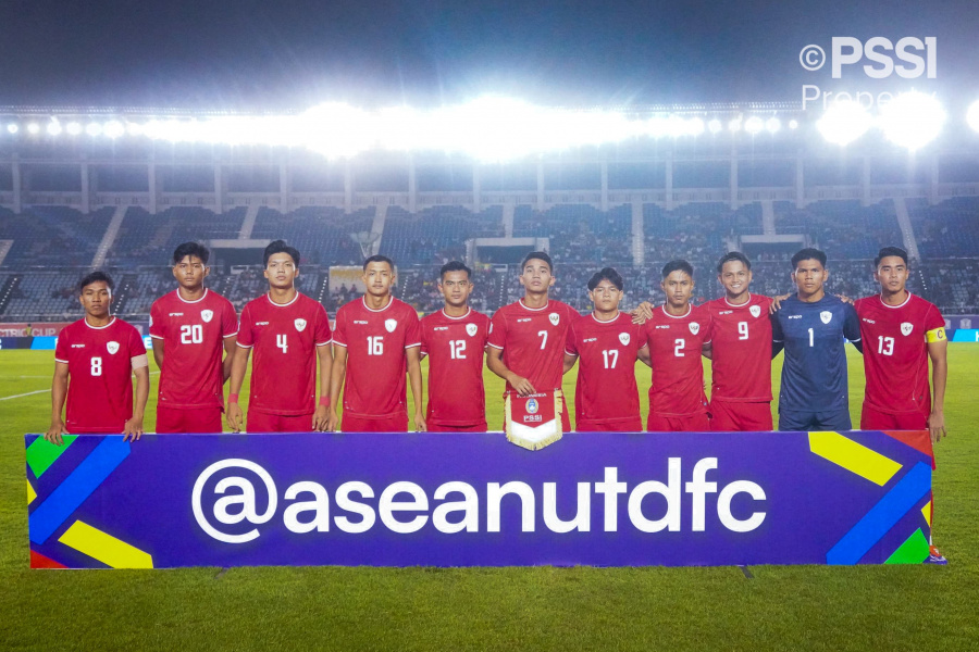 GARUDA MUDA: Para pemain muda Timnas Indonesia di Piala AFF 2024.