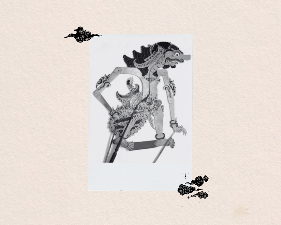 Ilustrasi tokoh wayang Burisrawa versi Jogja