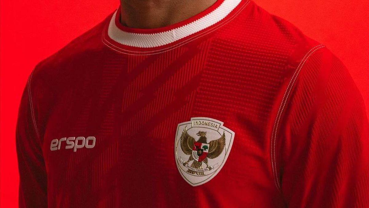 Ilustrasi jersey Erspo Timnas Indonesia