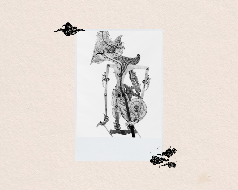 Ilustrasi tokoh wayang Prabu Rama