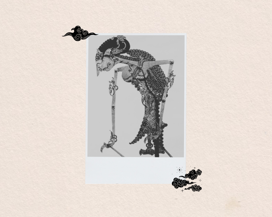 Ilustrasi tokoh wayang Sinta