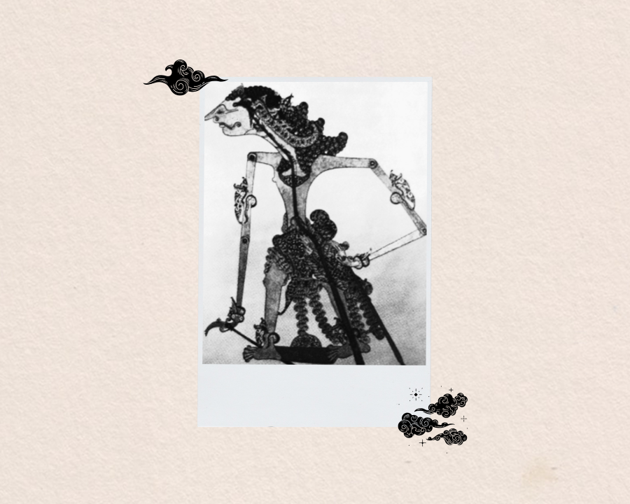 Ilustrasi tokoh wayang Raden Rukmarata
