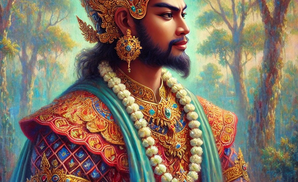 Ilustrasi tokoh wayang titisan Wisnu