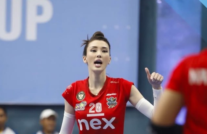 Penampilan Sabina Altynbekova berseragam Yogya Falcons, jelang Proliga 2025.