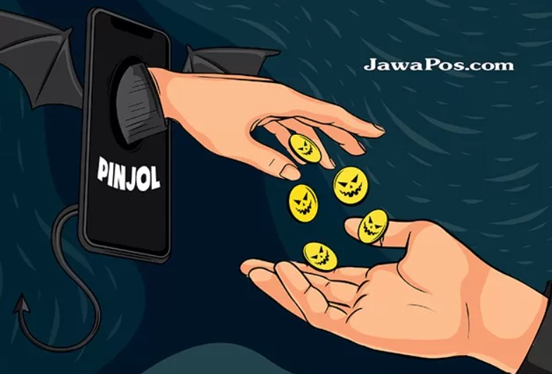 Ilustrasi pinjol atau pinjaman online. Di Ngawi, ASN gantung diri karena didatangi debt collector pinjol.
