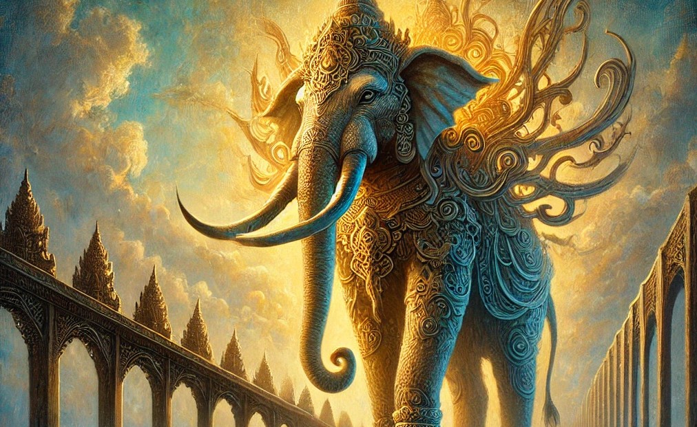 Ilustrasi tokoh wayang Gajah Situbanda titisan Batara Bayu