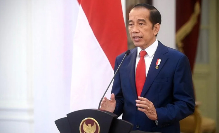 Jokowi dalam sebuah kesempatan saat masih menjabat presiden.