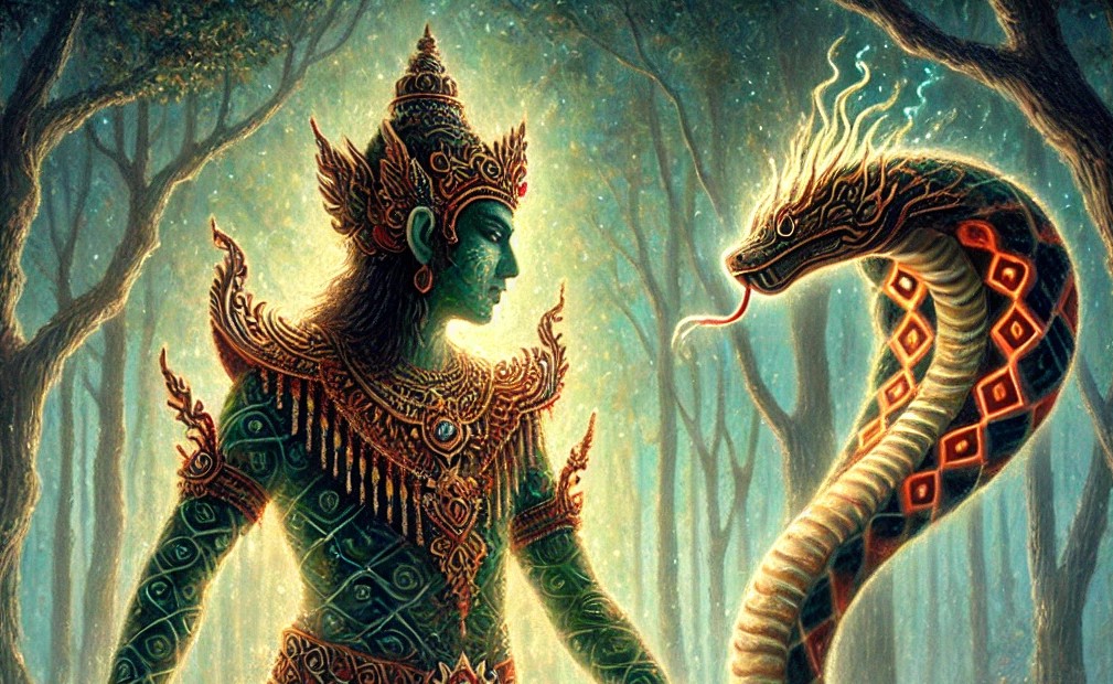 Ilustrasi tokoh wayang Antareja