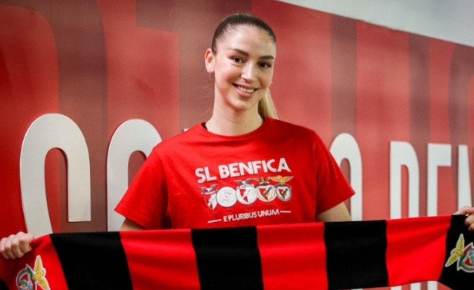 Barbara Dapic, mantan pemain AI Peppers yang juga lawan Megawati Red Sparks di liga voli Korea, hijrah ke SL Benfica.