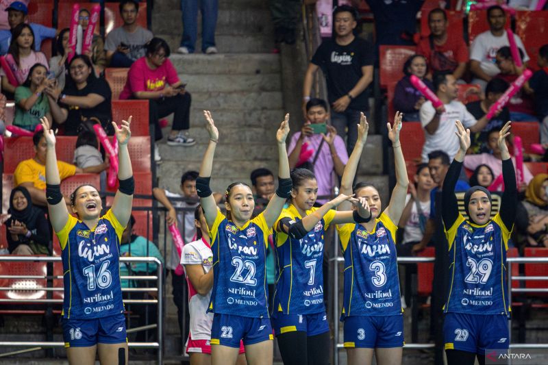 Hasil pertandingan Jakarta Livin Mandiri vs Jakarta Pertamina Enduro di Proliga 2025, Sabtu 4 Januari 2025.