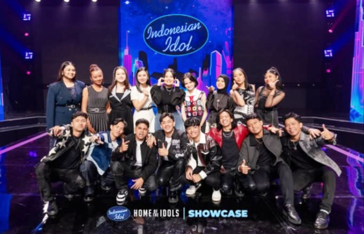 17 kontestan yang lolos final showcase.