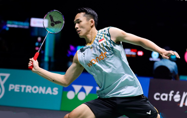 Jonatan Christie akan turun bertanding hari ini.