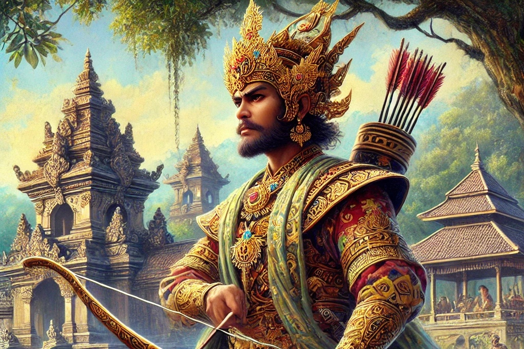Ilustrasi tokoh wayang Raden Utara