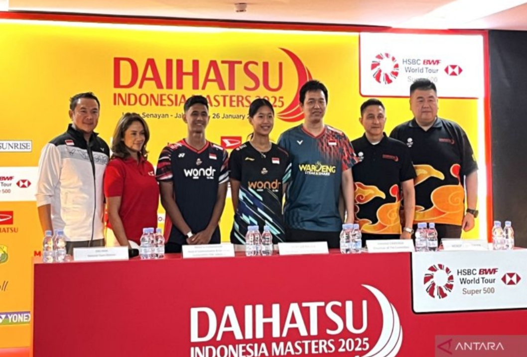 Konferensi pers Indonesia Masters 2025