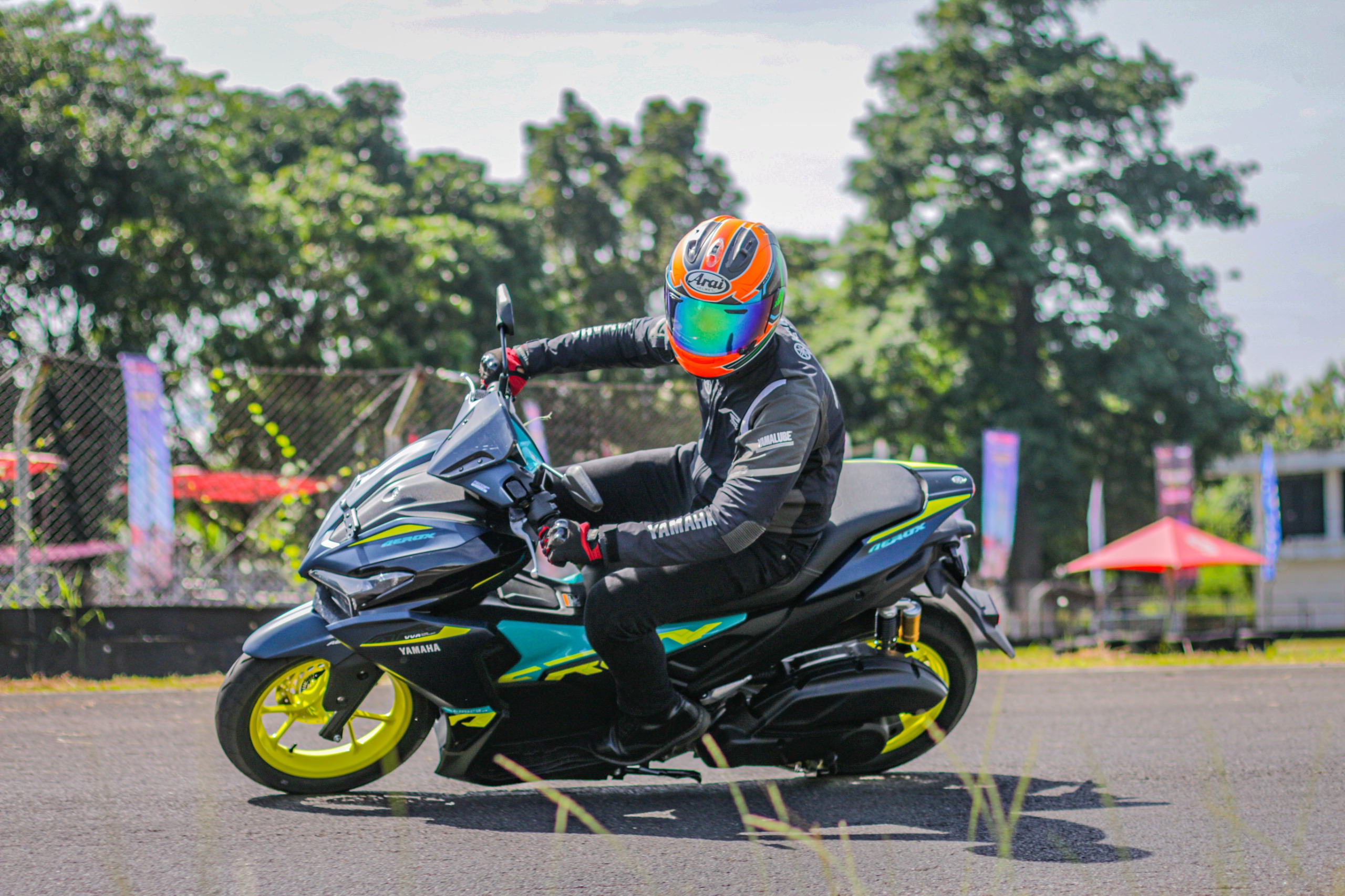 Aerox Track Day digelar di Sirkuit Sentul Karting, Bogor.