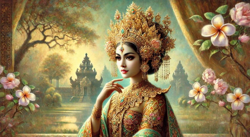 Ilustrasi tokoh wayang Durgandini