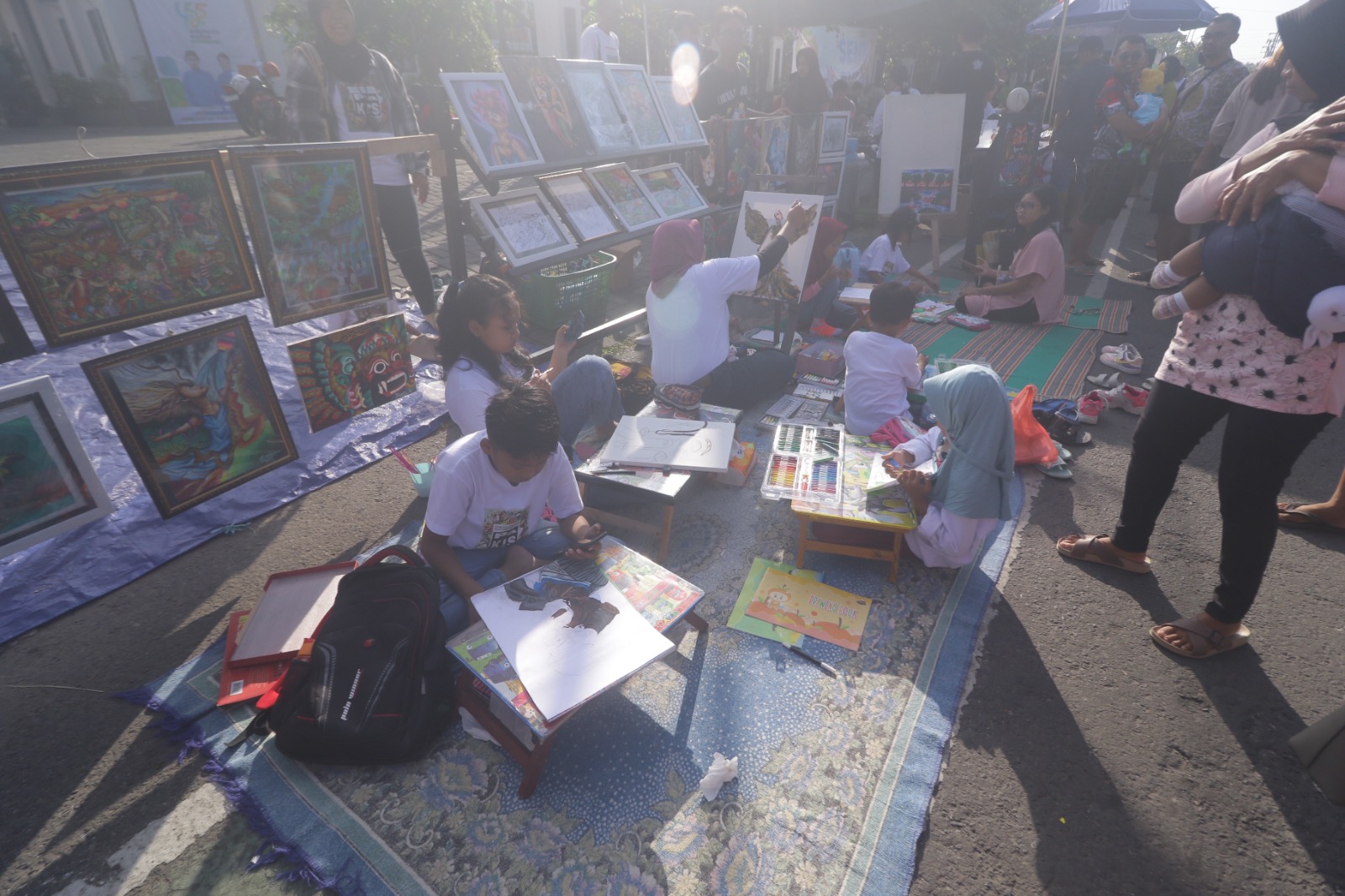 TETAP: Lokasi CFD tidak berubah, tetap di Alun-Alun Reksogati, Caruban. (R BAGUS RAHADI/RADAR CARUBAN)
