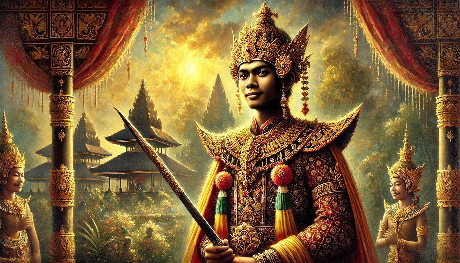 Ilustrasi tokoh wayang Parikesit