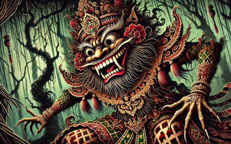 Ilustrasi tokoh wayang Cakil