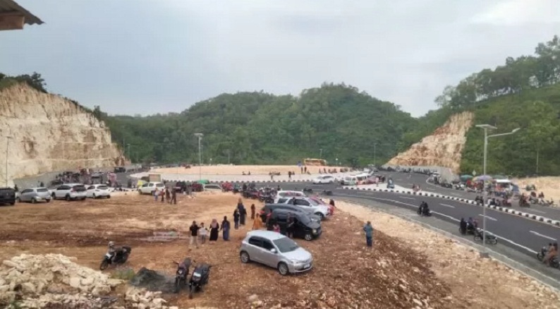 ALTERNATIF: Bundaran Planjan, Kecamatan Saptosari, Kabupaten Gunungkidul. (DOKUMEN/RADAR JOGJA)