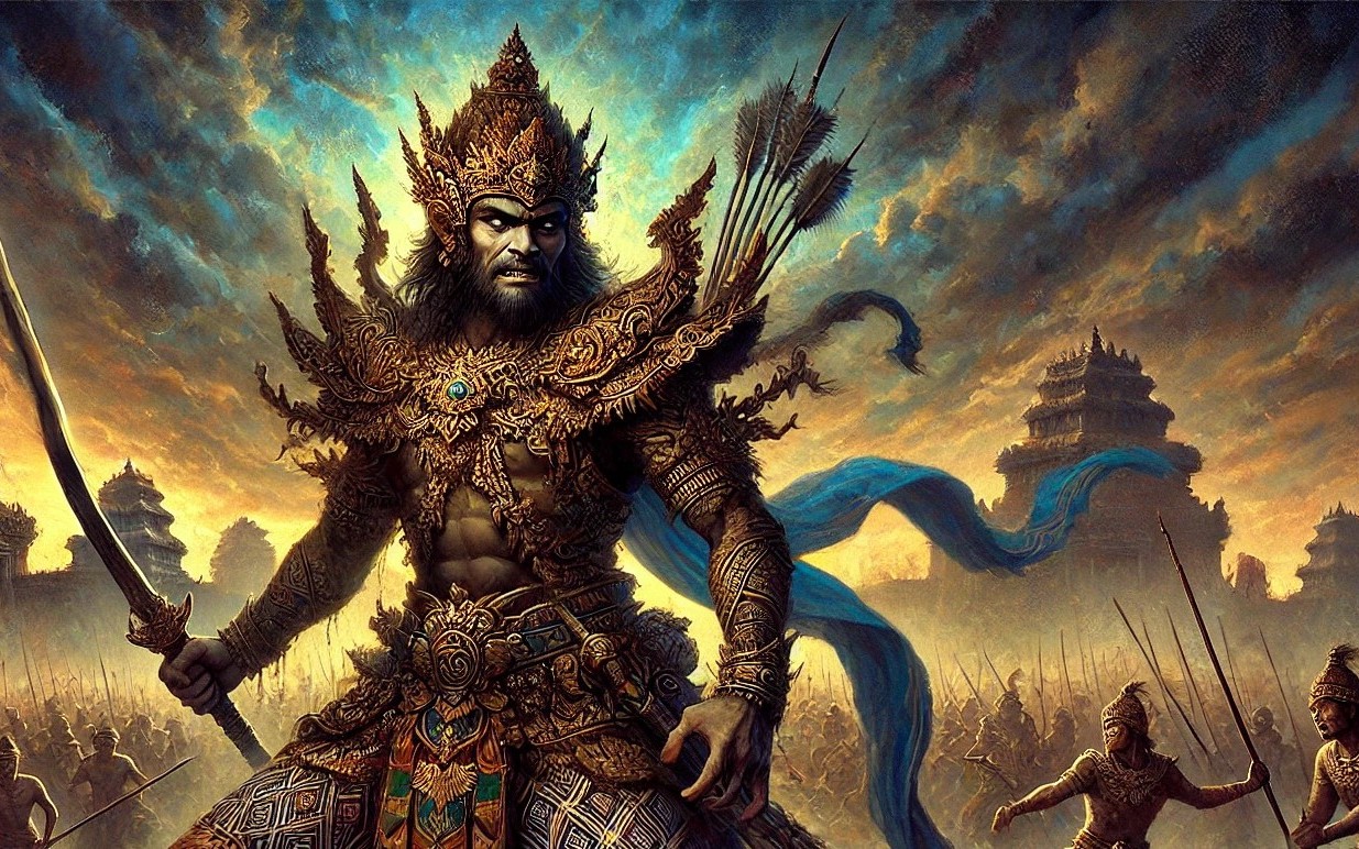 Ilustrasi tokoh wayang Trisirah