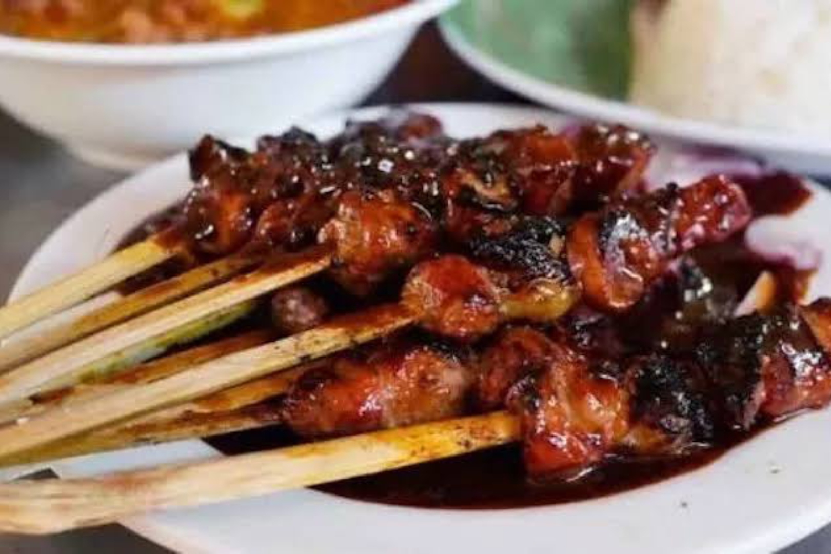 Ilustrasi sate kambing