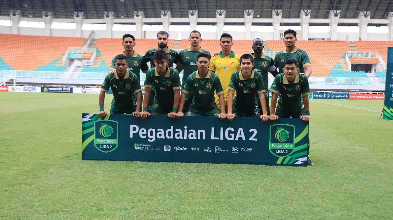 Skuad Persikabo 1973 ketika mengarungi Liga 2 2024-2025.