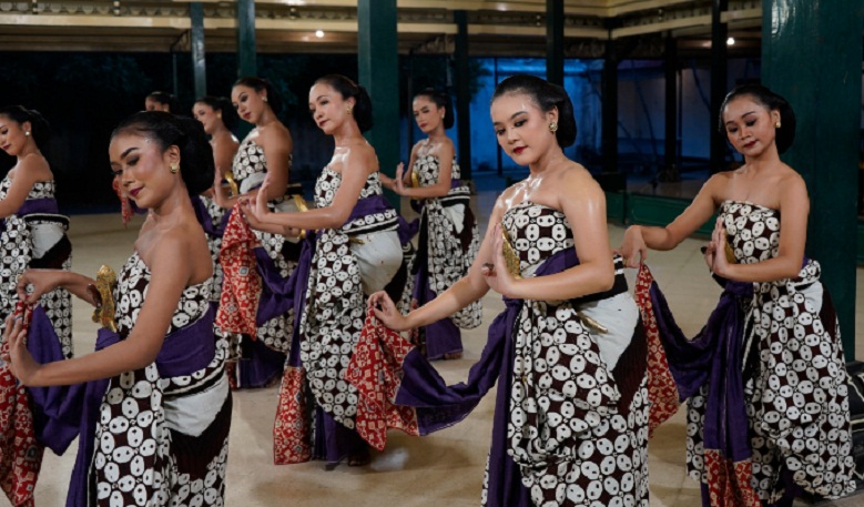 ILUSTRASI: Tari Bedhaya Gandakusuma Keraton Ngayogyakarta Hadiningrat. (KRATON JOGJA)