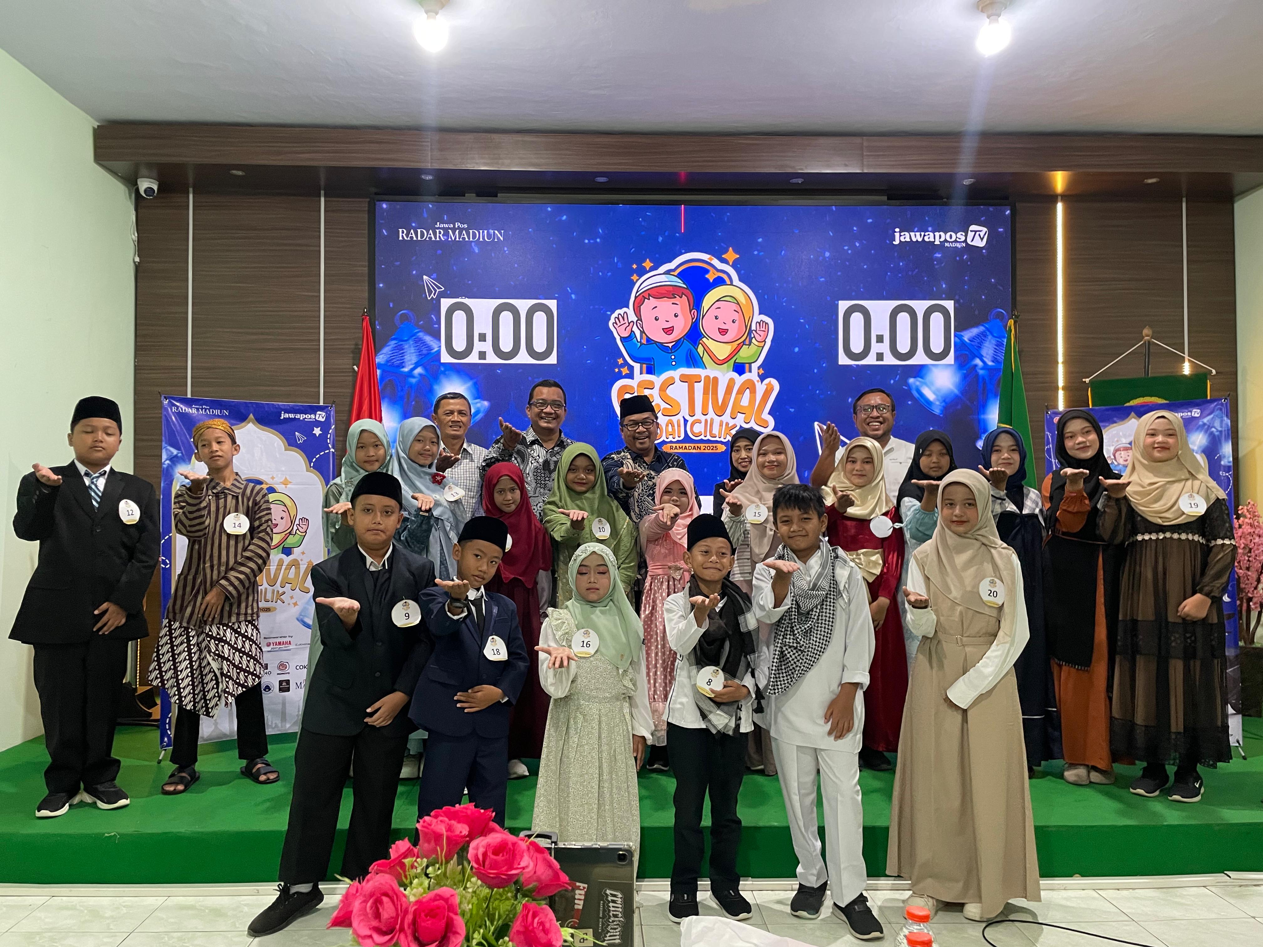 Keseruan audisi Festival Dai cilik 2025 di Ponorogo, Rabu 12 Februari 2025.