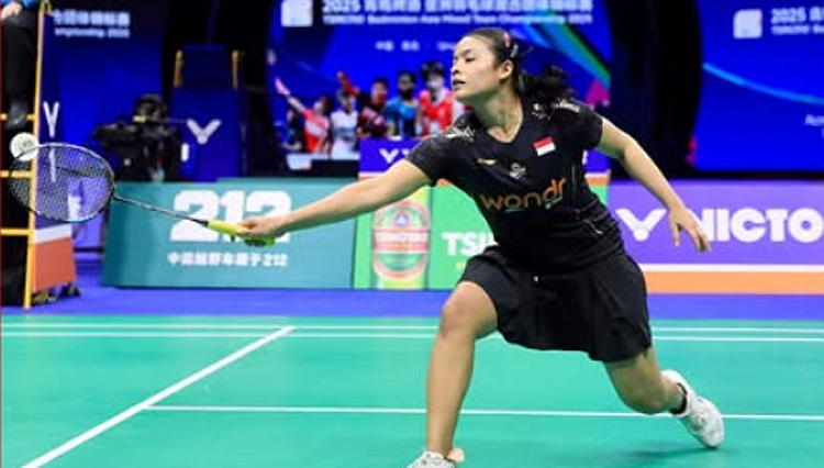 Komang Ayu menang di tunggal putri.
