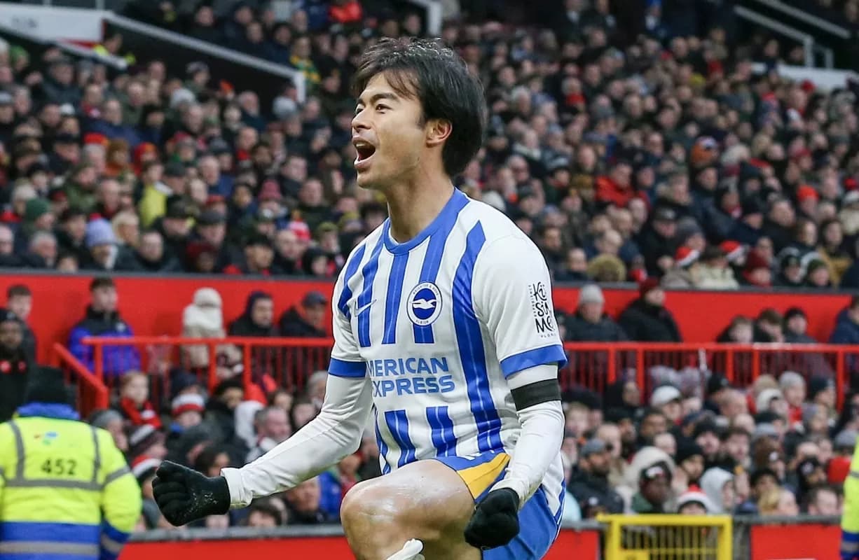 Pemain Brighton Kaoru Mitoma