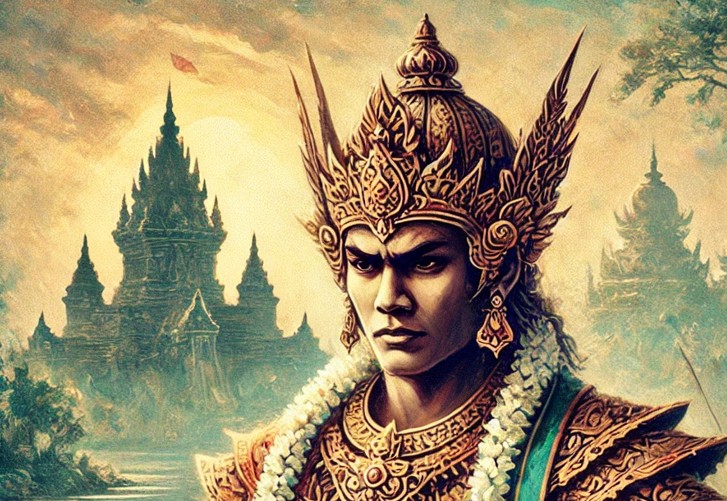 Ilustrasi tokoh wayang Baladewa