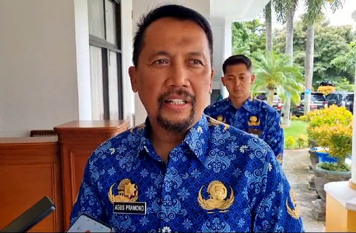 TEGAS : Sekda sekaligus Ketua Baperjakat Pemkab Ponorogo, Agus Pramono, akui seorang&nbsp; pejabat eselon II dinonjobkan bupati.