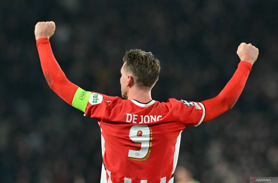 Pemain PSV Eindhoven Luuk de Jong
