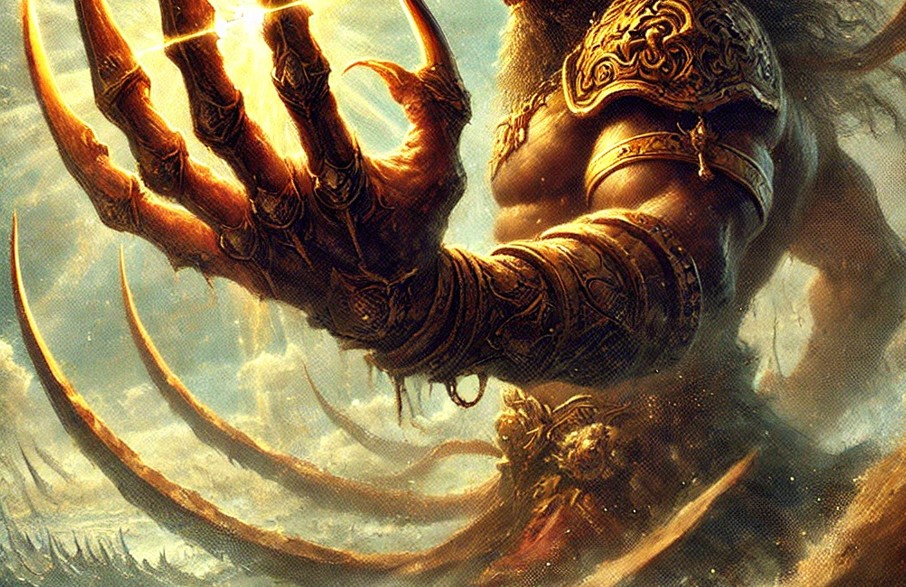 Ilustrasi senjata Kuku Pancanaka