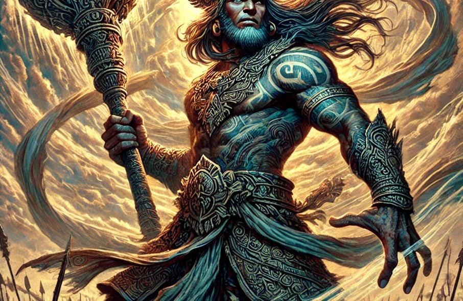 Ilustrasi senjata Gada Pamecat Nyawa
