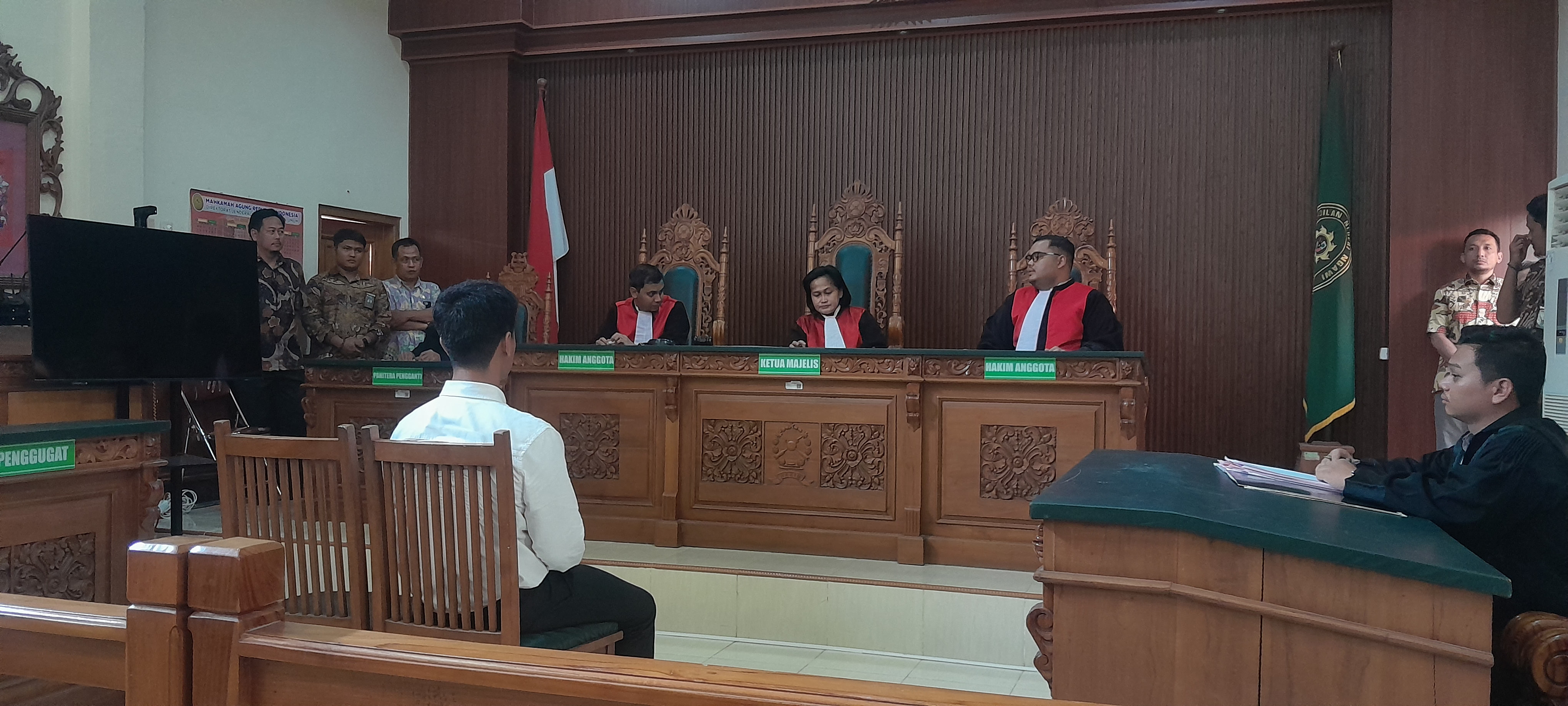 VONIS: Sidang perkara KDRT di Pengadilan Negeri Ngawi.