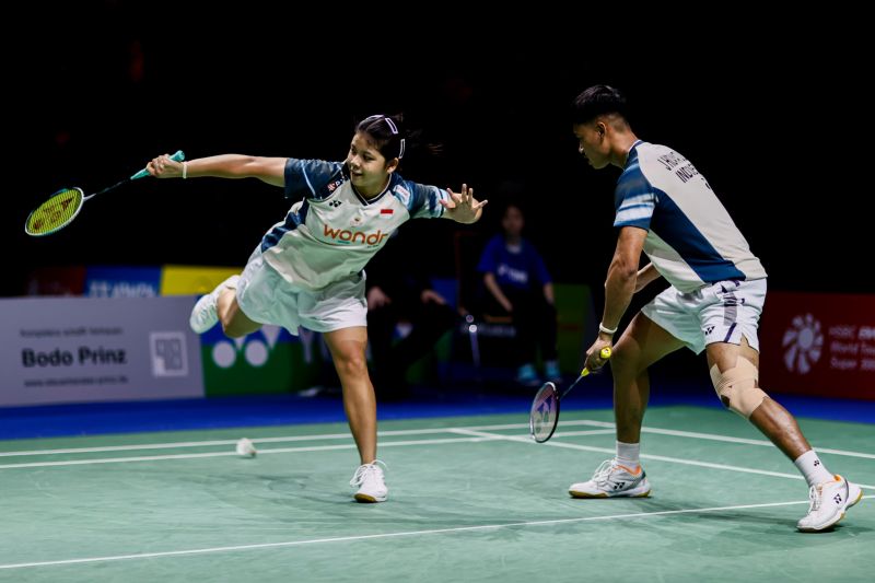 Ganda campuran Indonesia, Jafar Hidayatullah dan Felisha Alberta Nathaniel Pasaribu. (PBSI)