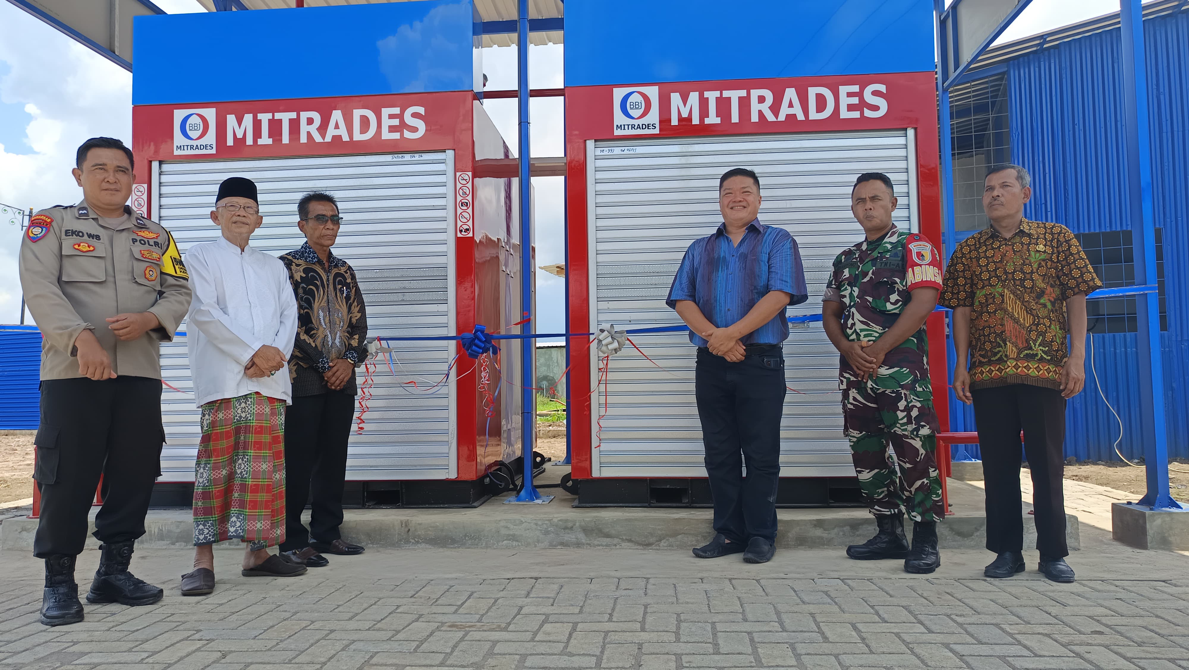 Peresmian SPBU Mitrades di Sidodadi, Mejayan, Kabupaten Madiun, pada Kamis 27 Februari 2025.