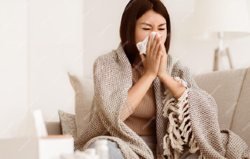 Ilustrasi sakit flu