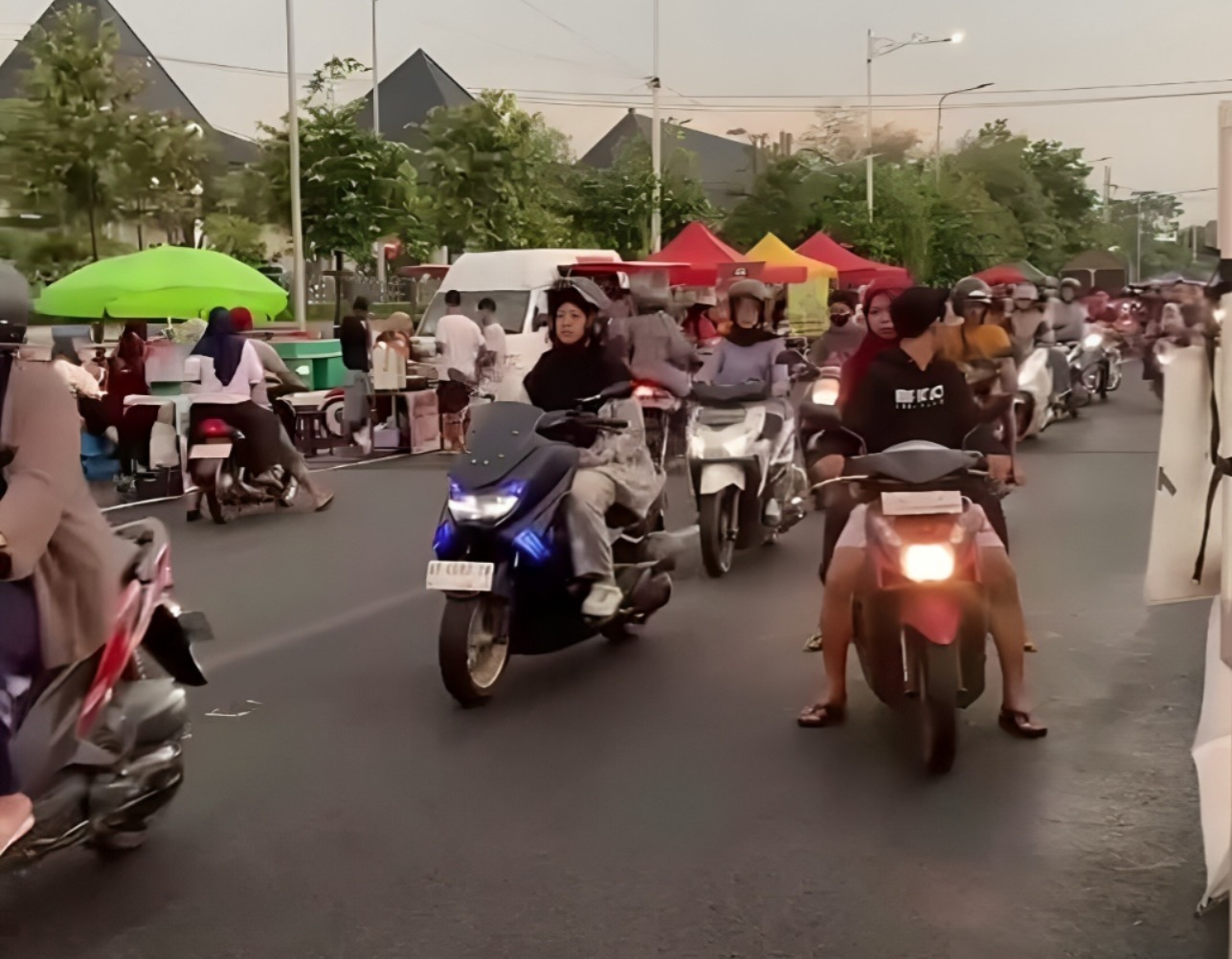 Kawasan Alun-Alun Reksogati bakal digelar CFD Ramadan untuk tempat ngabuburit menunggu buka puasa warga Kabupaten Madiun. FOTO: R BAGUS RAHADI/RADAR CARUBAN