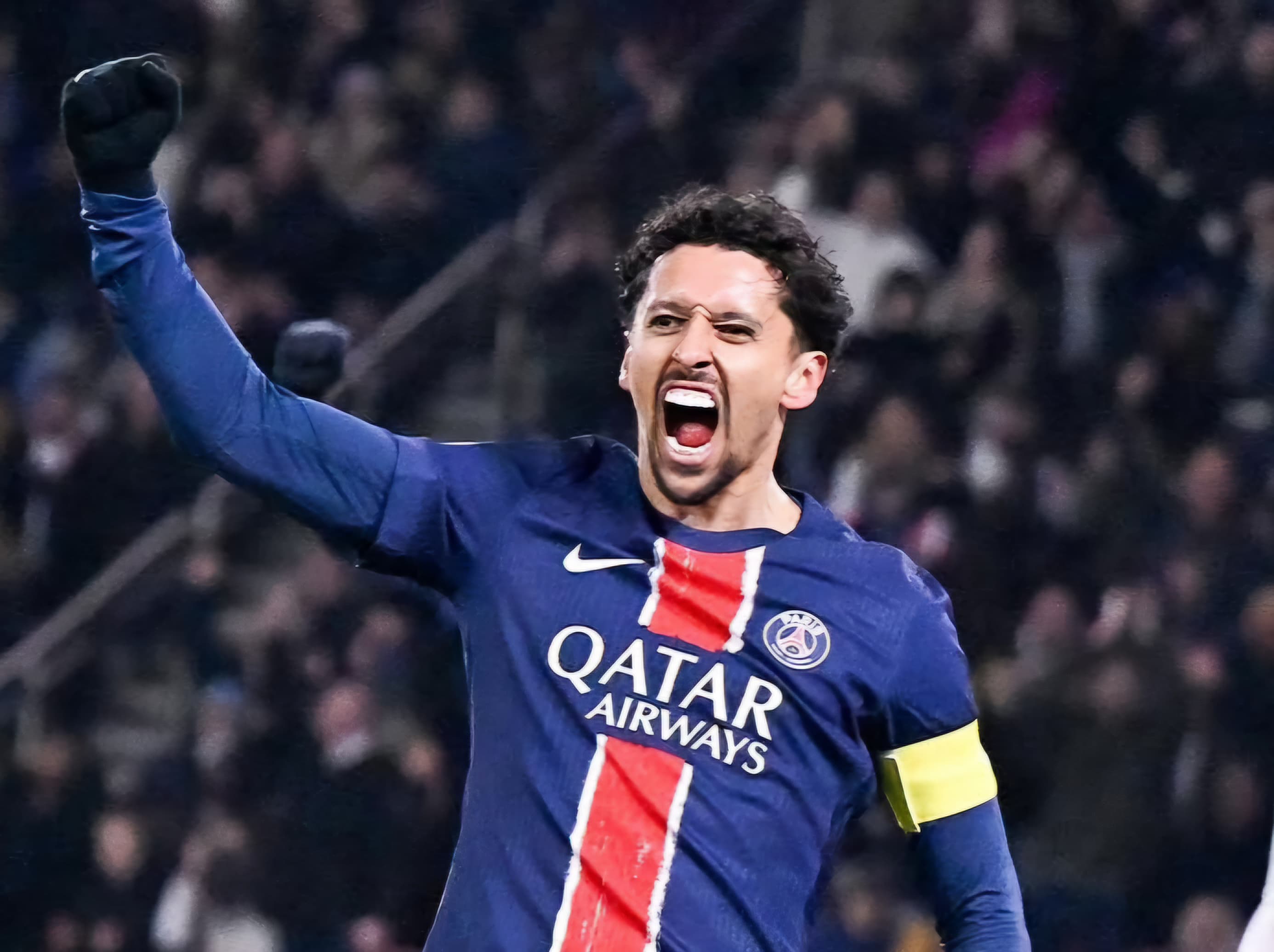 Kapten PSG Marquinhos.