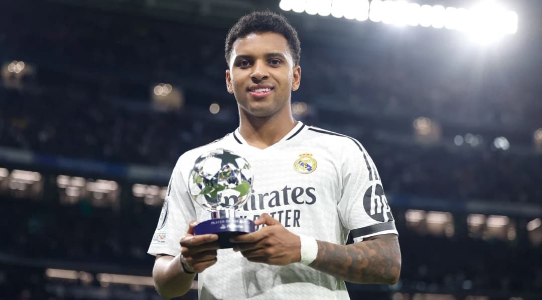 Rodrygo menyabet man of the match di lanjutan 16 besar Liga Champions antara Real Madrid vs Atletico.