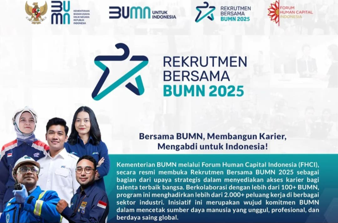 Rekrutmen Bersama BUMN 2025 sudah memasuki pengumuman kelulusan tahap 1.