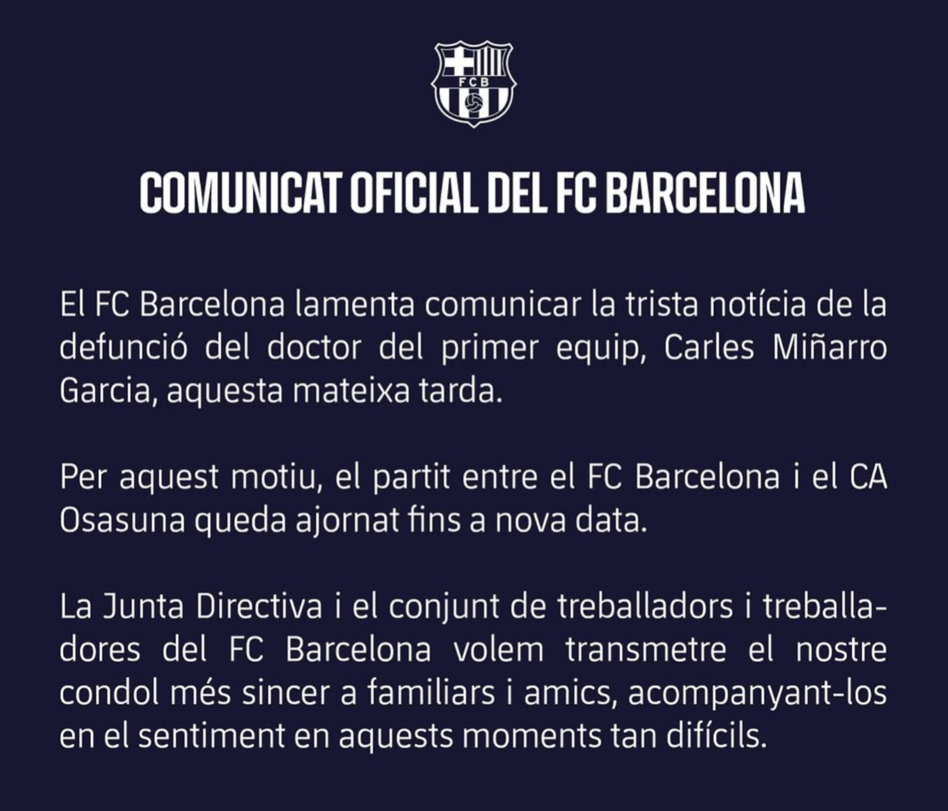 Oficial Instagram Barcelona