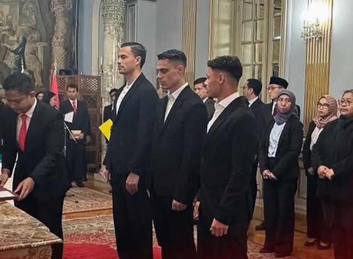 Pengambilan sumpah digelar di KBRI Italia.